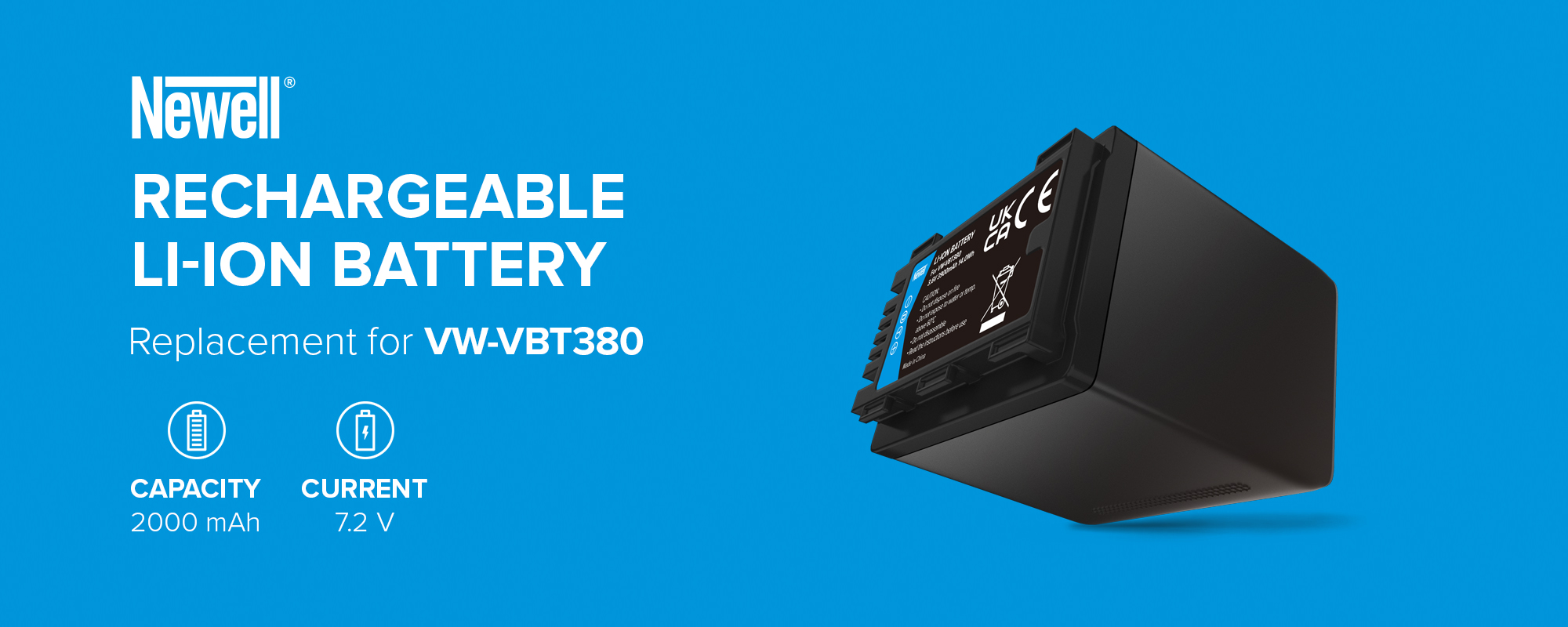 Akumulator Newell zamiennik VW-VBT380 do Panasonic